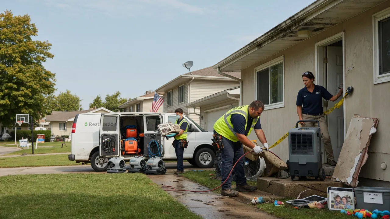 Water Damage Restoration in Windsor, IL near me